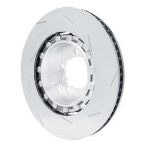 Porsche Panamera Brake Rotor (1) - Rear Left - R1 Concepts - Slotted Carbon Alloy GeoMET - `17-`21